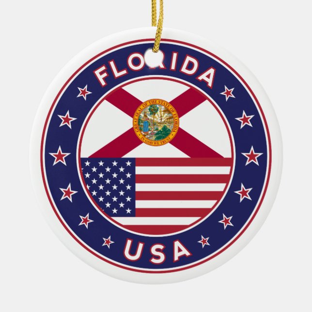 Florida Keramik Ornament (Vorne)