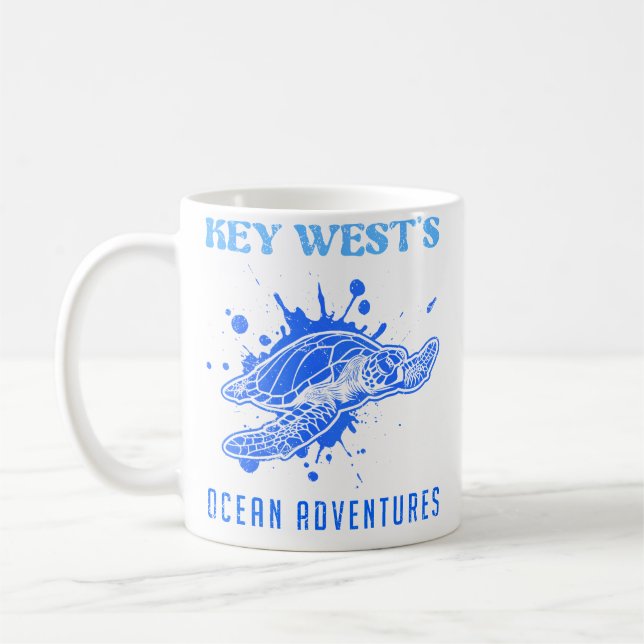 Florida Key West'S Ocean Adventures Scuba Diving F Kaffeetasse (Links)