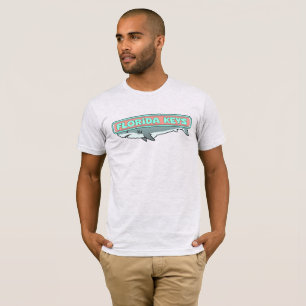 Florida Keys 80er Jahre Great White Shark Tauchen T-Shirt