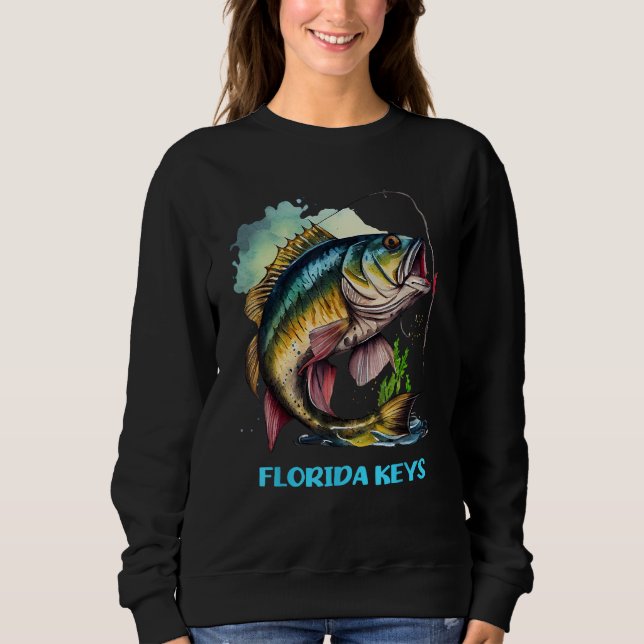 Florida Keys FL Fly Fishing Trip Fisher Flyfishing Sweatshirt (Vorderseite)