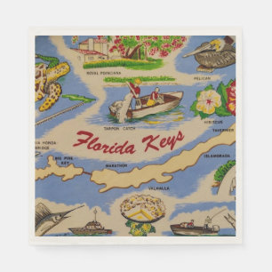 Florida Keys Fun Papier Serviette