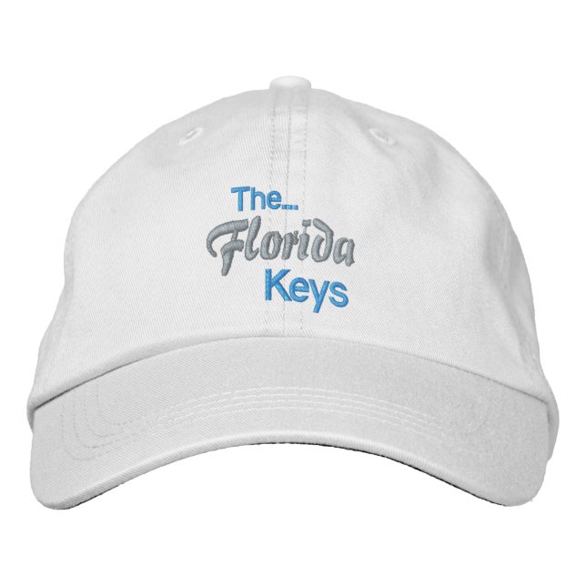 FLORIDA KEYS Mütze Bestickte Baseballkappe (Vorderseite)