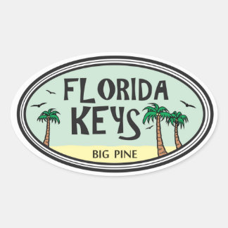 Florida Keys Ovaler Aufkleber