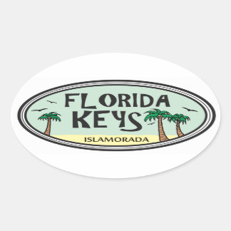 Florida Keys Ovaler Aufkleber