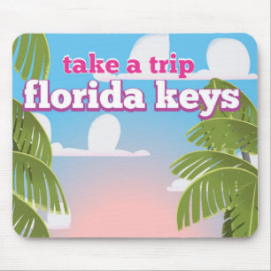 Florida Keys Reiseplakat Mousepad