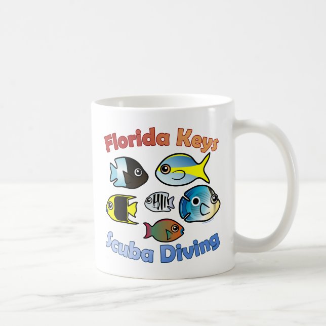 Florida Keys Scuba Diving Tasse (Rechts)