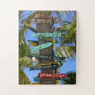 Florida Keys Sign Posts Puzzle