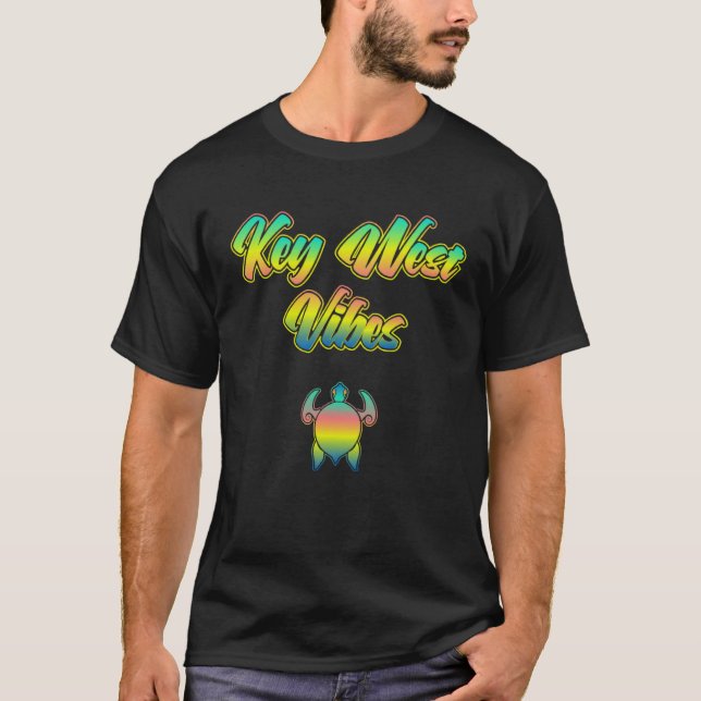 Florida Keys Turtle Vibes  The Conch Republic of K T-Shirt (Vorderseite)