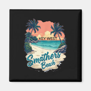 Florida Keys Vintage Key West Smathers Beach Magnet