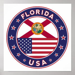 Florida, kleines Poster
