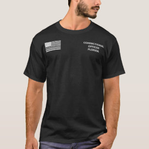 Florida-Korrektor, dünne graue Flagge T-Shirt