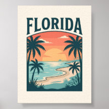 Florida Küstenlandschaft bei Sonnenuntergang