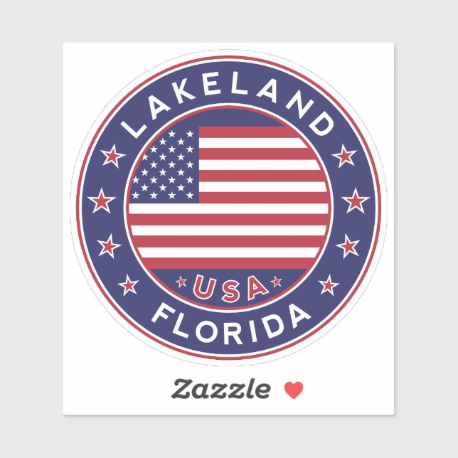Florida, Lakeland Aufkleber (Blatt)