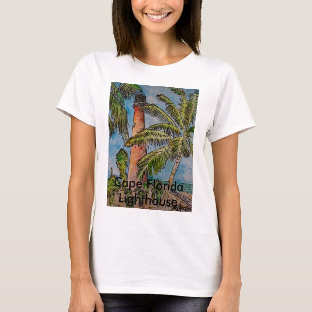 Florida-Leuchtturm, Kap-Florida-Leuchtturm T-Shirt (Vorderseite)
