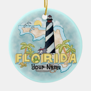 Florida Leuchtturm Keramik Ornament