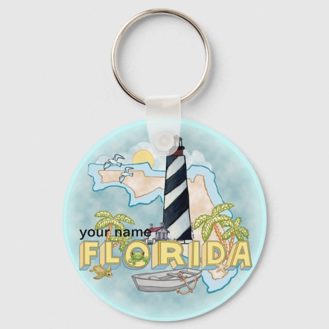 Florida Leuchtturm-Schlüsselanhänger Schlüsselanhänger (Vorderseite)