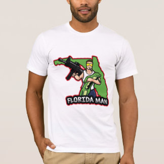 Florida Man mit Gator T-Shirt