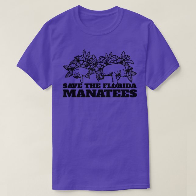Florida Manatees Floaty Potato Sea Cow2 gerettet T-Shirt (Design vorne)