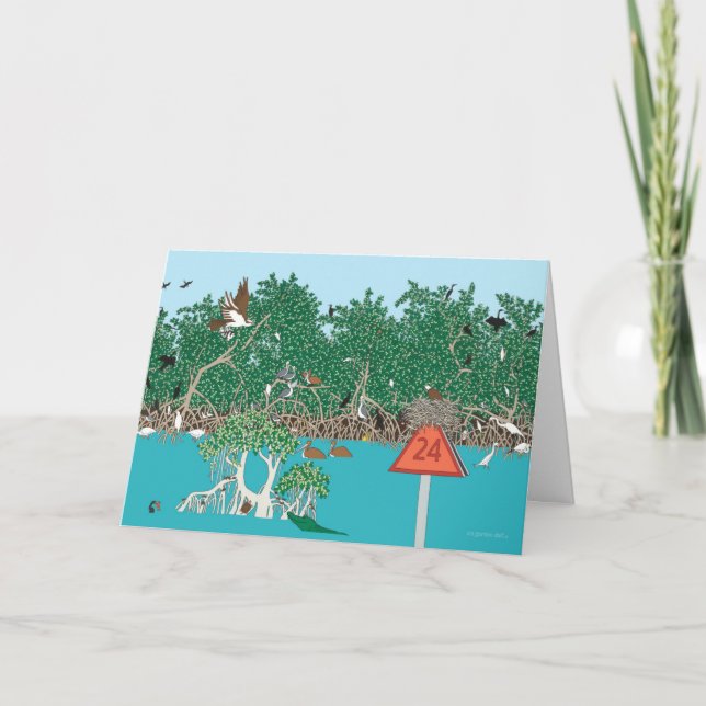 Florida Mangroves Note Card Dankeskarte (Vorderseite)