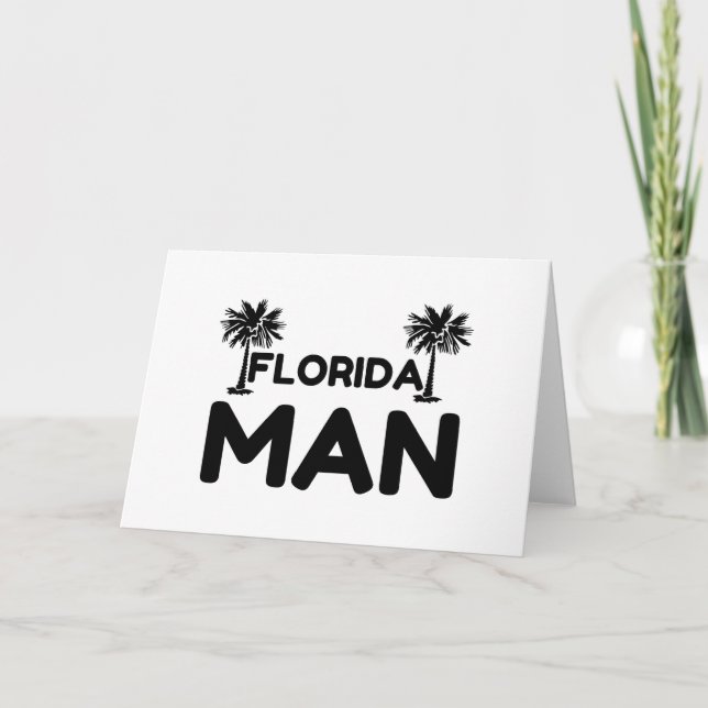 FLORIDA-MANN FEIERTAGSKARTE (Vorderseite)