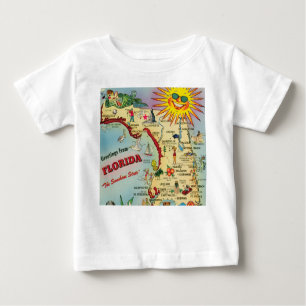 Florida Map Baby T-shirt