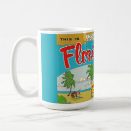 Florida Map Kaffeetasse