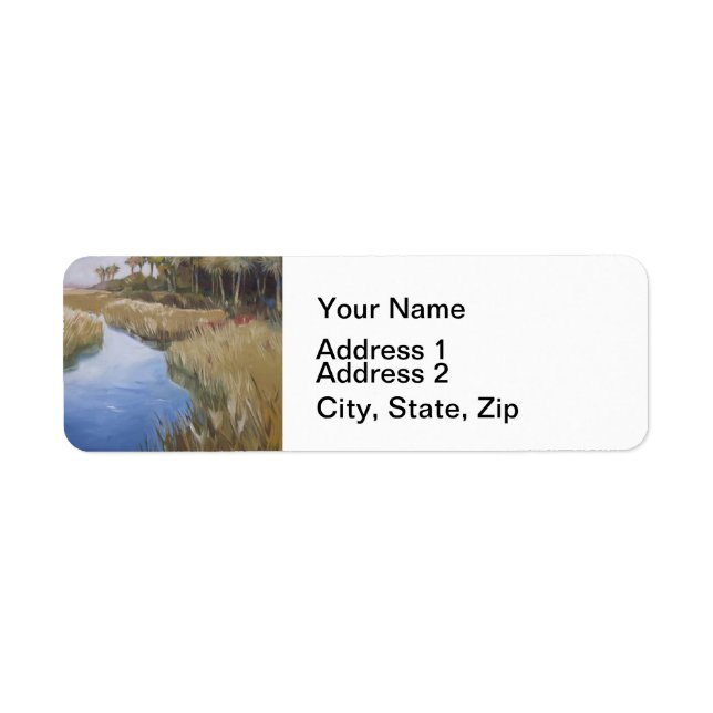 Florida marshland Wildgras und Palmen (Vorne)