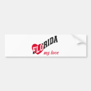 Florida meine Liebe Autoaufkleber