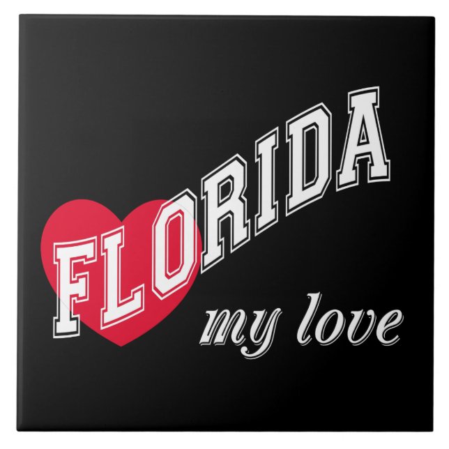 Florida meine Liebe Fliese (Vorderseite)