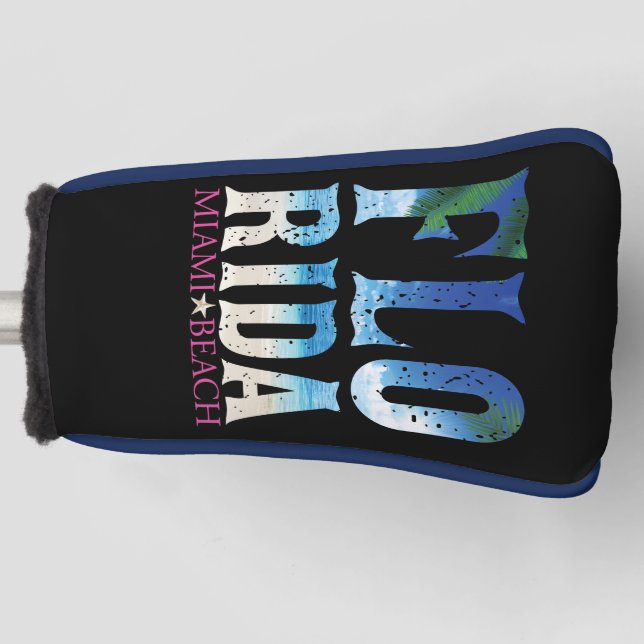 Florida, Miami Beach Golf Headcover (Vorderseite)
