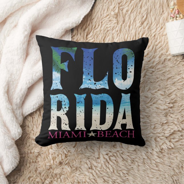 Florida, Miami Beach Kissen (Decke)