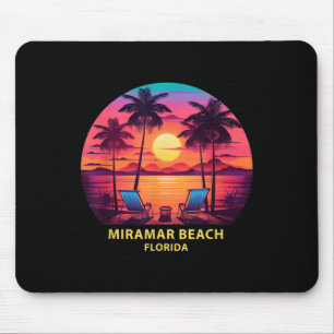 Florida Miramar Strand Hemd Bunte Palmen Sein Mousepad