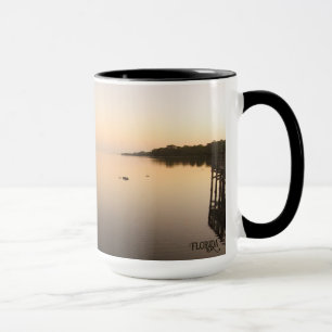 Florida Mirror Still Ocean Sunrise Natural Foto Tasse