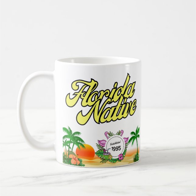FLORIDA NATIVE - Etabliert(Personalisieren Sie Ihr Kaffeetasse (Links)