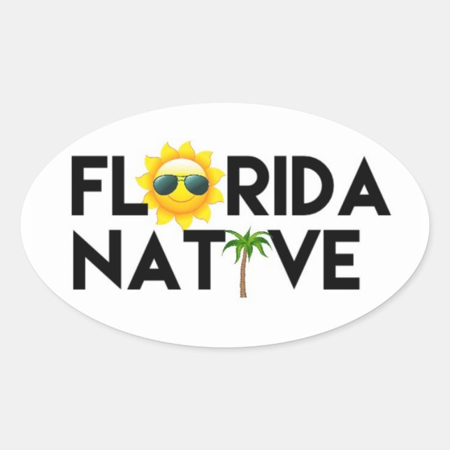 Florida Native Sticker (Vorderseite)