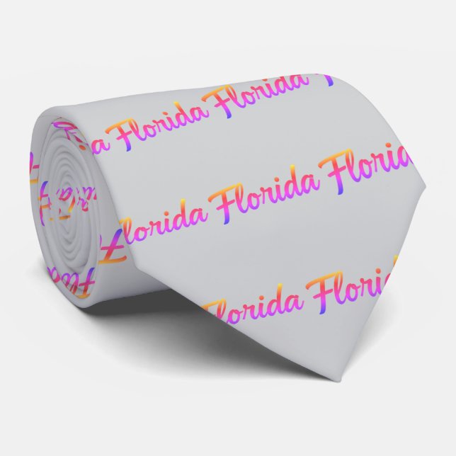 Florida Neck Tie Krawatte (Gerollt)