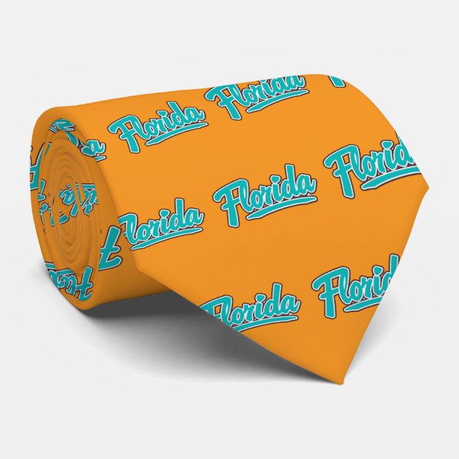 Florida Neck Tie Krawatte (Gerollt)
