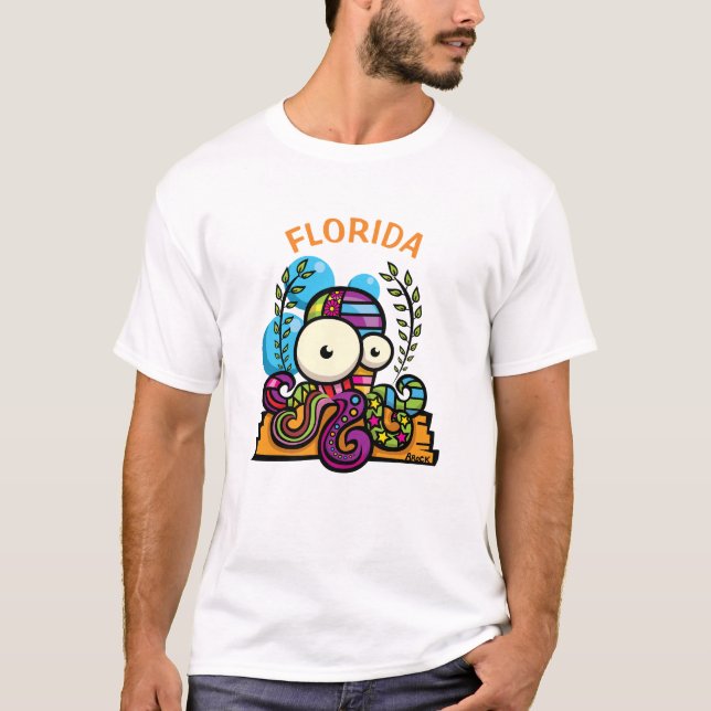 Florida Octopus T-Shirt (Vorderseite)