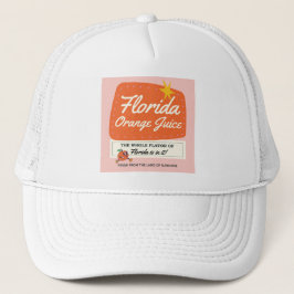 Florida Orange Juice Hat Truckerkappe