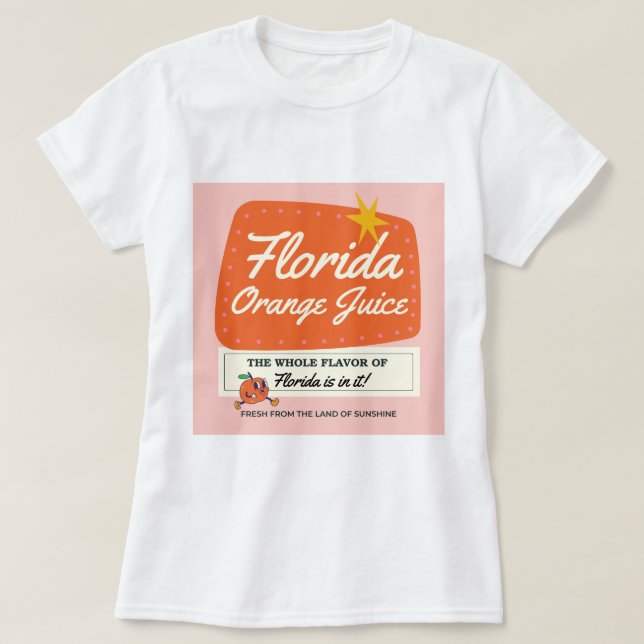 Florida Orange Juice T - Shirt (Design vorne)