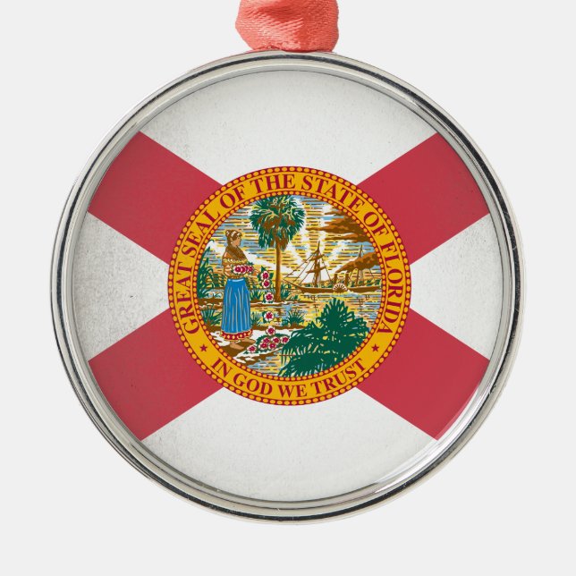 Florida Ornament Aus Metall (Vorne)