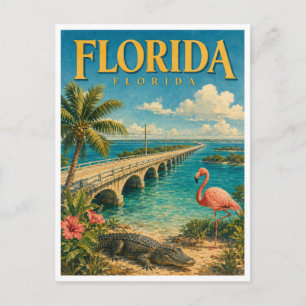 Florida Overseas Highway GeoSaga Postkarte