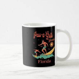 Florida P-a-grille Strand Fl Surfer Surfen Angeln Kaffeetasse