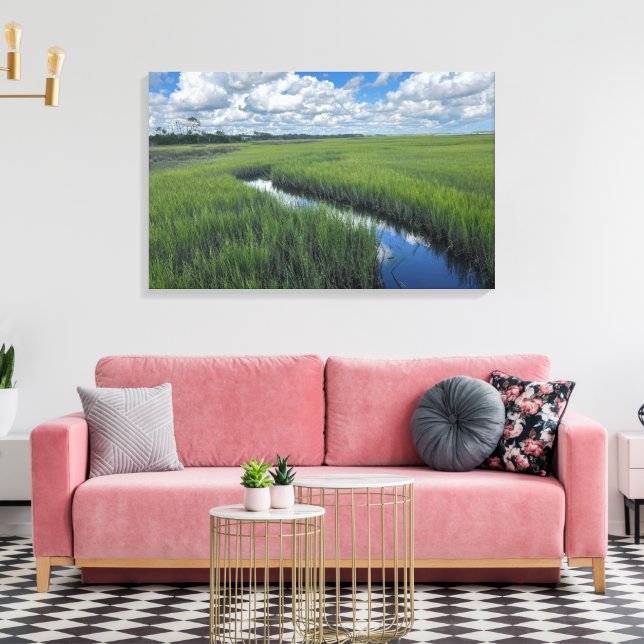 Florida Palencia Wetlands Fotografie Leinwand (Insitu (Wohnzimmer))