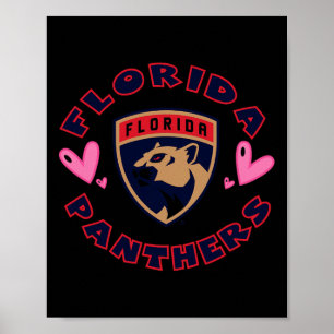 Florida Panthers Valentine-Herzen Nhl Offiziell L Poster