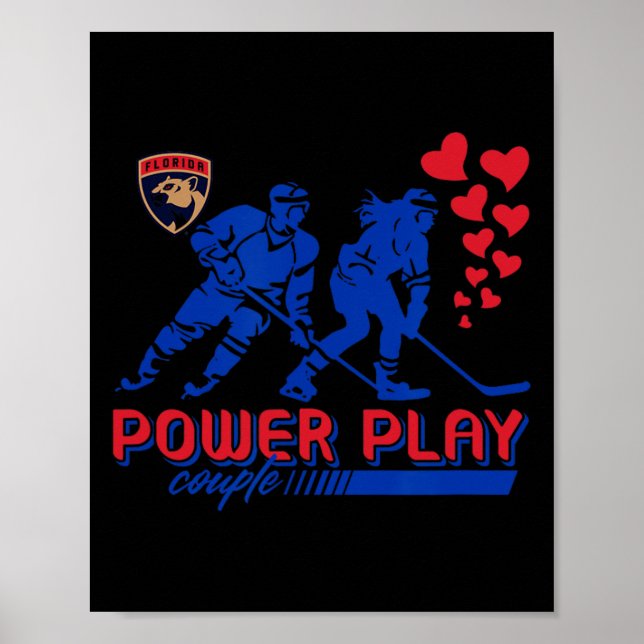 Florida Panthers Valentine Power Play Paar Nhl  Poster (Vorne)