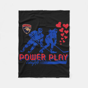 Florida Panthers Valentins Power Play Paar Nhl Fleecedecke