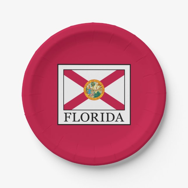 Florida Pappteller (Vorderseite)