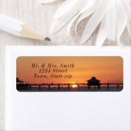 Florida Pier Beautiful Sunset