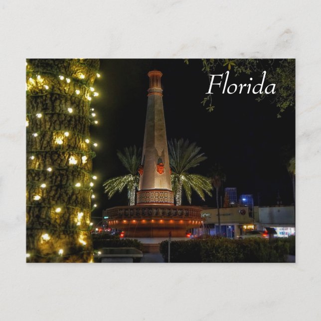 Florida Postcard Holiday Season Feiertagspostkarte (Vorderseite)